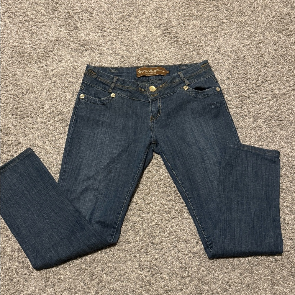 Vintage Rare Apple Bottoms Blue Jeans Classic Fit Size 11/12